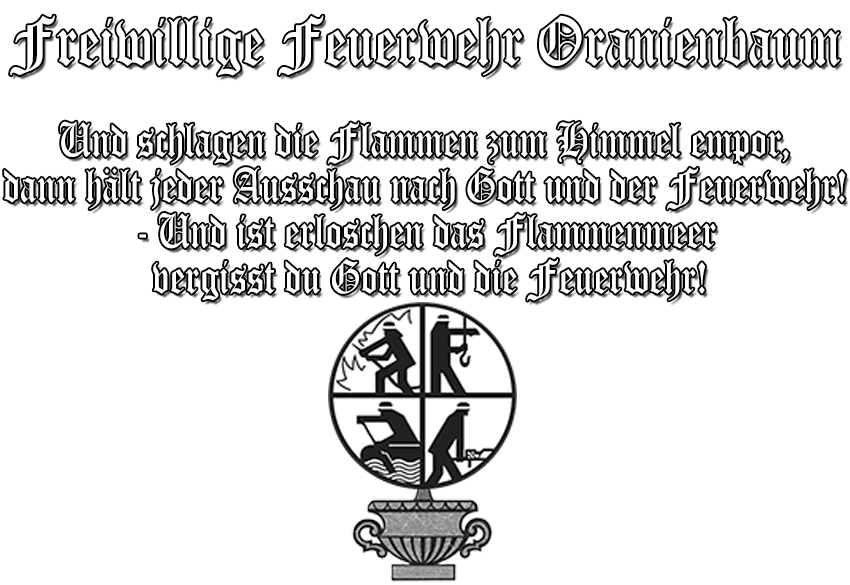 Feuerwehr Oranienbaum 1904